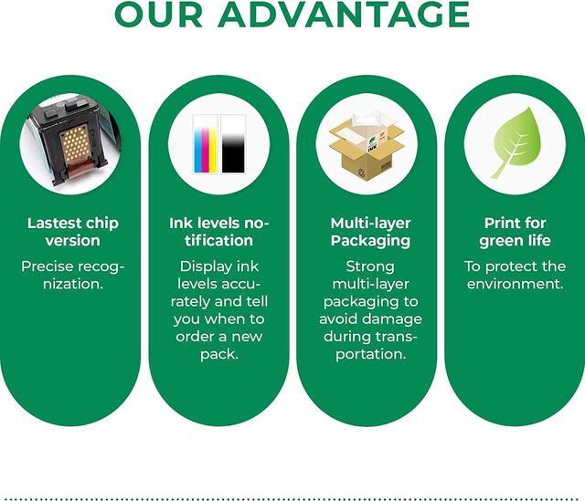 Alt view image 5 of 7 - COLORETTO Remanufactured Printer Ink Cartridge Replacement  PG-240XXL CL-241XL 240XL 240 241 XL Combo Pack to use with PIXMA MG3620 TS5120 MG2120 MG3520 MX452 MX512 (2 Black)