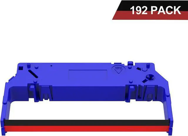 Alt view image 5 of 7 - Bigger 192-Pack Compatible Ribbon Replacement for SP700 Printer Ribbon B/R Replacement for Star SP-700BR, RC-700BR, SP-712, SP-742 Ink Ribbon (Black and Red)