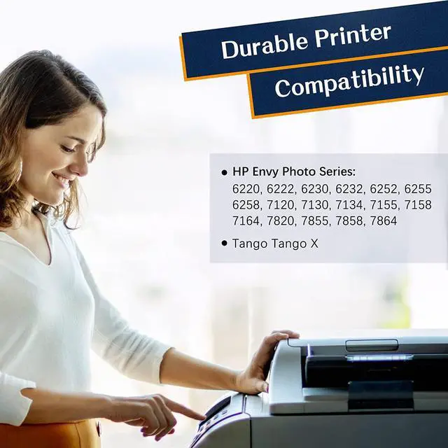 Alt view image 3 of 6 - ColorKing Remanufactured Ink Cartridge Replacement  64XL 64 XL Ink Cartridge  Envy Photo 7855 7858 7155 6255 7164 7864 7158 7160 6252 5542 Printer Ink Cartridges ( 1 Black, 1 Tri-Color )