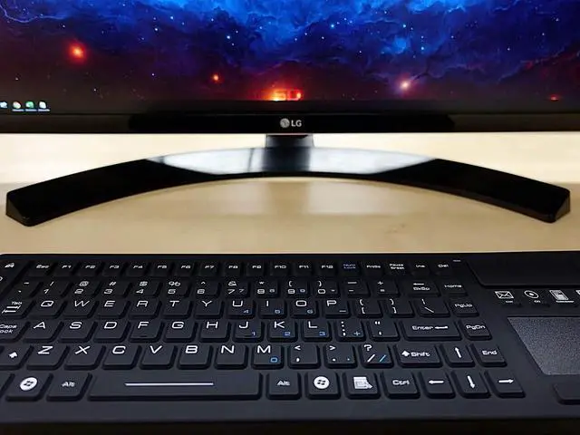 Alt view image 6 of 7 - DSI RF Wireless Keyboard with Touchpad IP67 Waterproof Silicone Black TBK104