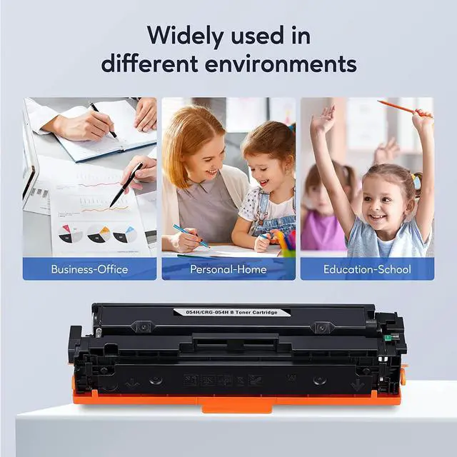 Alt view image 6 of 6 - Ennovor Compatible Toner Cartridge Replacement for Canon 054 054H CRG-054 to use with Canon Color ImageClass LBP622Cdw MF642Cdw MF643Cdw MF644Cdw MF640C Printer (Black, Cyan, Magenta, Yellow)
