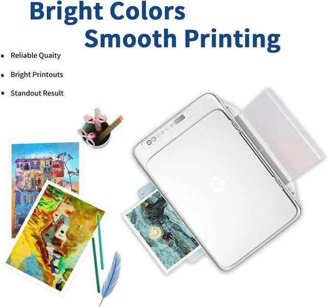 Alt view image 4 of 6 - Relcolor 3X Capacity 64XL Black Ink Cartridge Replacement Ink 64 XL HP64XL HP64 for Envy 7855 7155 7858 7800 7100 6255 6252 6232 7120 7158 7164 7955e 7900e Tango Ink Printer (2 Black)