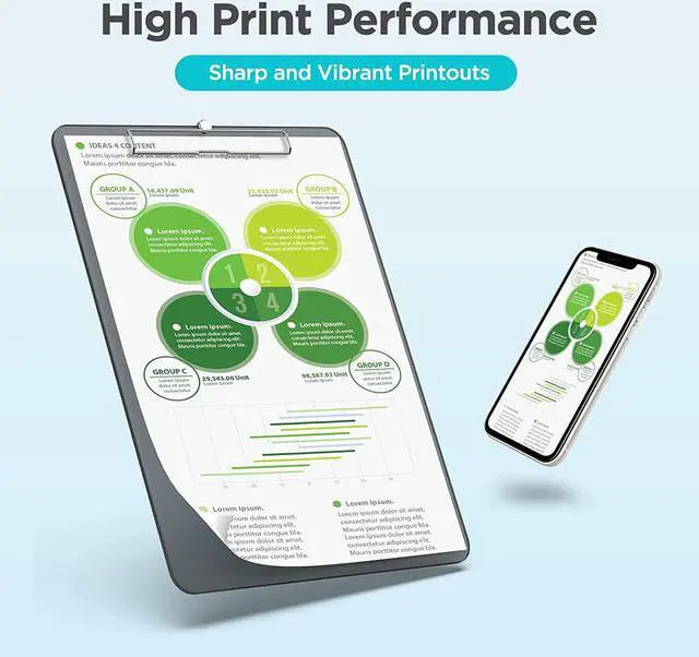 Alt view image 4 of 7 - Yocare 564XL High-Yield Ink Cartridges (5-Pack), Replacement  564 Combo Pack, Compatible Photosmart 5520 6520 7510 7520 DeskJet 3520 Premium C309A C410A Printer (2BK/C/M/Y)
