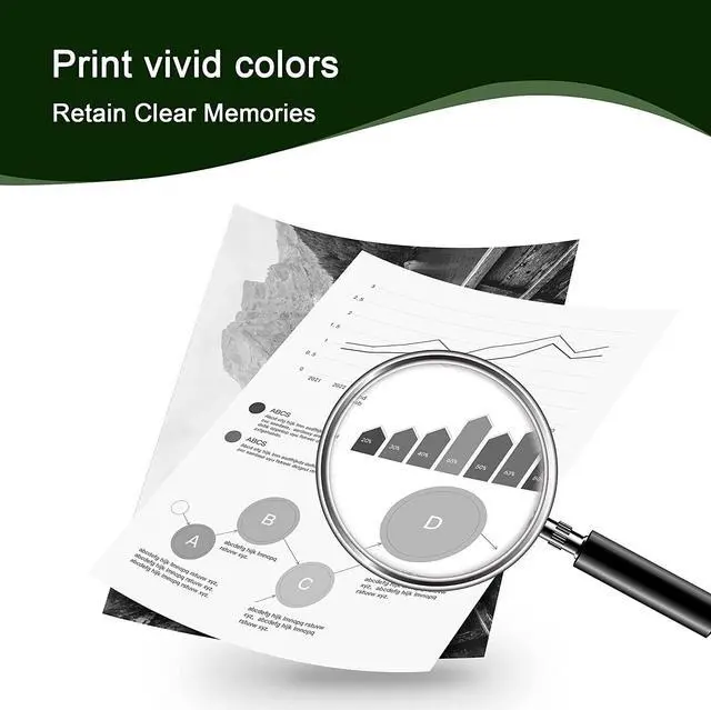 Alt view image 3 of 7 - WISETA 910XL Ink Cartridges Printer 910 Black Compatible with Officejet Pro 8025e 8028e 8035e 8028 8025 (2 Cartridges)