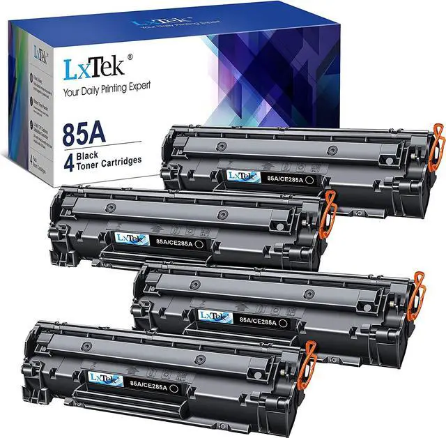 Main image of LxTek Compatible Toner Cartridge Replacement  85A CE285A to Compatible with Laserjet Pro P1102W Pro P1109W M1212NF M1217NFW (Black, 4-Pack)