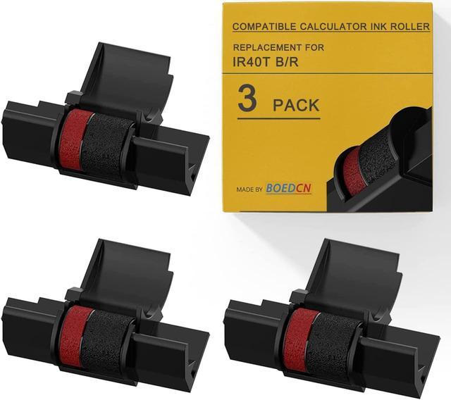 3 Pack Compatible Calculator Ribbon Replacement for Casio hr 100tm