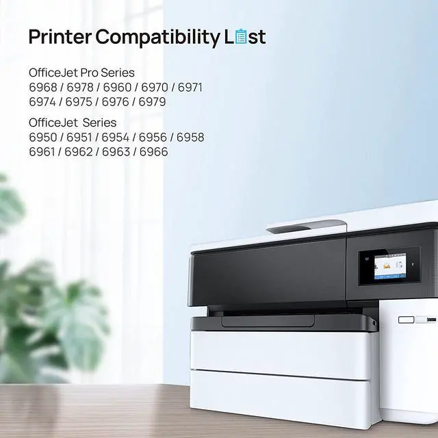 Alt view image 2 of 5 - 902XL Ink Cartridges Replacement  902XL Ink Cartridges to use with OfficeJet Pro 6978 6960 6968 6958 6950 6970 6962 Printers (902XL Ink Cartridges Combo Pack, Black, Cyan, Magenta, Yellow)