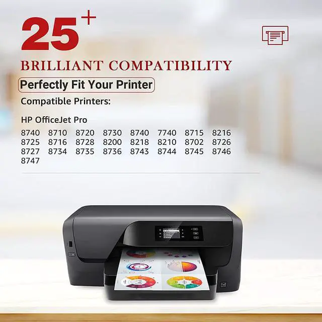 Alt view image 5 of 6 - Toner Kingdom Remanufactured Ink-Cartridge Replacement for 952 XL 952XL Ink Cartridges for Officejet 8700 8702 8710 8730 7740 8720 8210 8216 8745 7720 8200 8736 8734 Printer Ink(4-Pack)