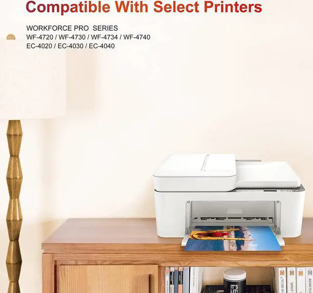 Alt view image 2 of 6 - 802XL Ink Cartridges Remanufactured Replacement  802 T802 802XL Ink Cartridges Combo Pack  WF-4740 WF-4730 WF-4720 WF-4734 EC-4020 EC-4030 (1 Black, 1 Cyan, 1 Magenta, 1 Yellow)