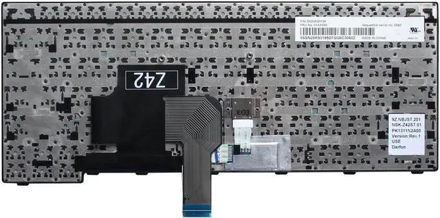 Alt view image 2 of 2 - SIVAN VISION Replacement Keyboard for Lenovo ThinkPad E470 E470c E475 Laptop No Backlight