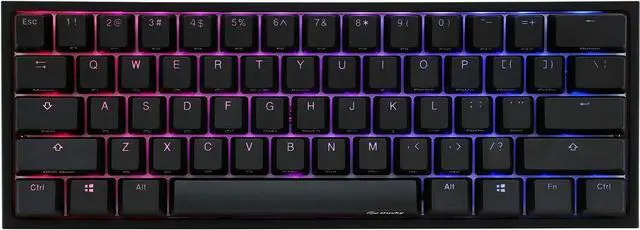Alt view image 6 of 6 - Ducky One 2 Mini RGB (Cherry MX Silent Red) Keyboard
