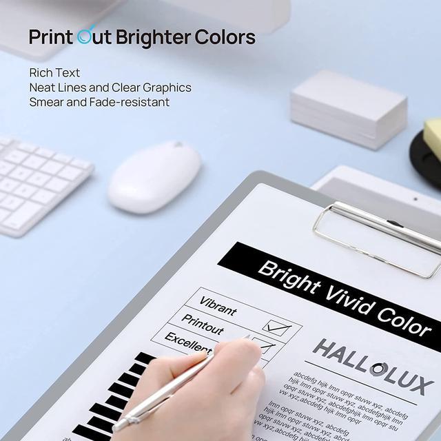 Alt view image 5 of 5 - 902XL Black Ink Cartridges Replacement  902XL 902 XL Ink Cartridges Compatible with OfficeJet Pro 6978 6960 6968 6958 6950 6970 6962 6975 Printers (2 Black Pack)