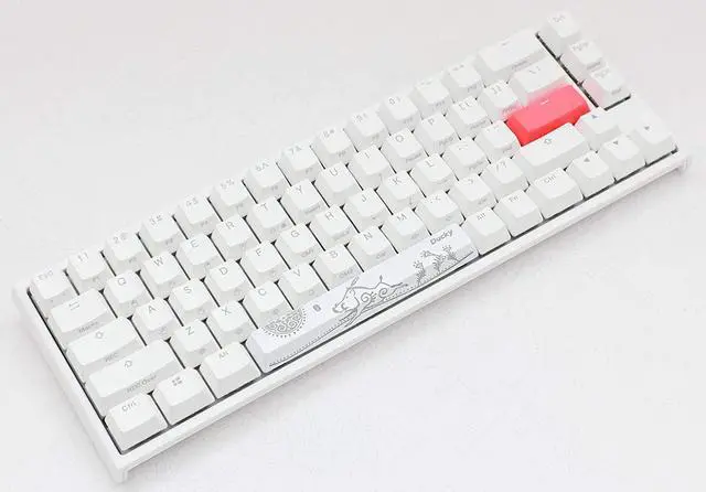 Alt view image 2 of 3 - Ducky One 2 SF RGB Pure White 65% Mechanical Keyboard (Kailh Box Red)