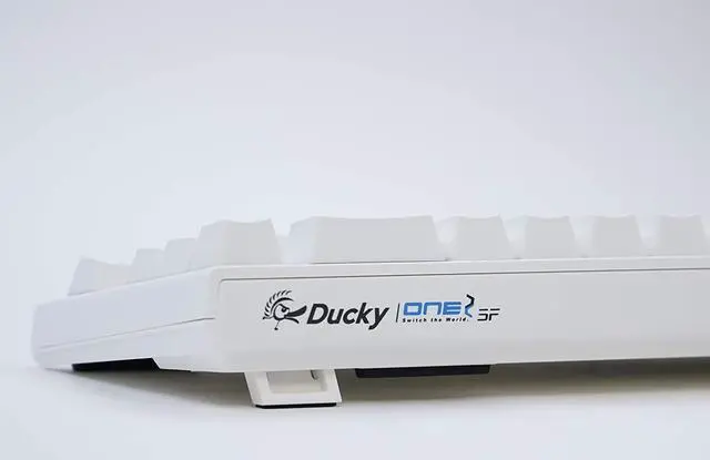 Alt view image 3 of 3 - Ducky One 2 SF RGB Pure White 65% Mechanical Keyboard (Kailh Box Red)