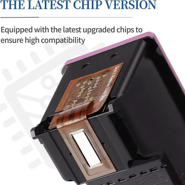 Alt view image 3 of 6 - INKCLOUD 61XL XXL Ink Combo Pack Compatible with HP 61 Ink Cartridges  Envy 4500 4502 5530 5534 Deskjet 3050A 1000 1010 1512 3054 Officejet 1051 4630 4635 Printer (1 Black 1 Tri-Color)