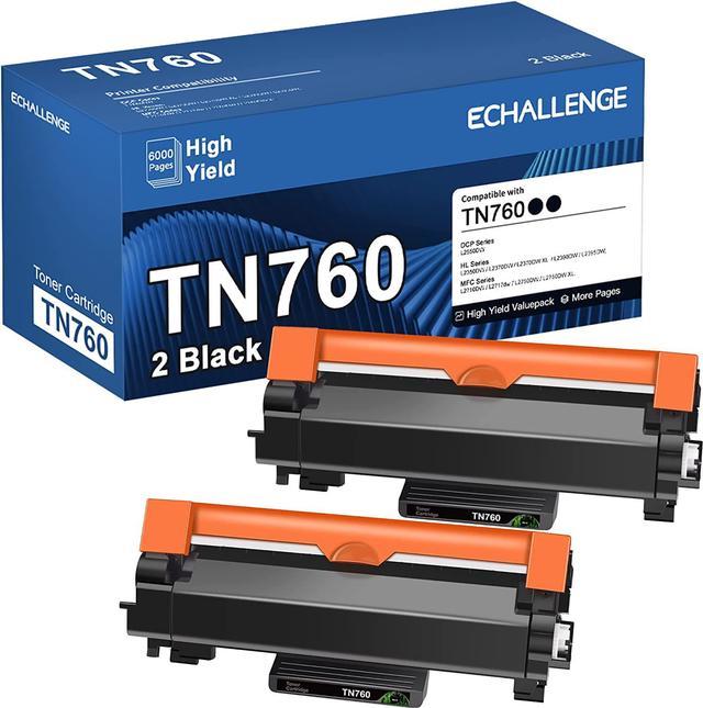 2pk TN730 TN760 HY Toner Cartridge for Brother HL-L2350DW HL