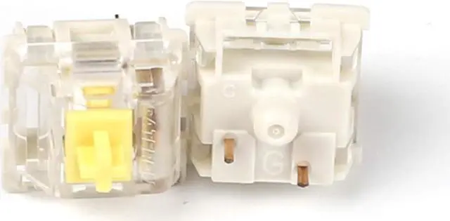 Main image of Gateron Switches Mx Keyboard Switch 3pin SMD LED Underglow Led Compatible for MX Mechanical Keyboards Transparent Cover White Base (SMD Yellow 88 PCS)