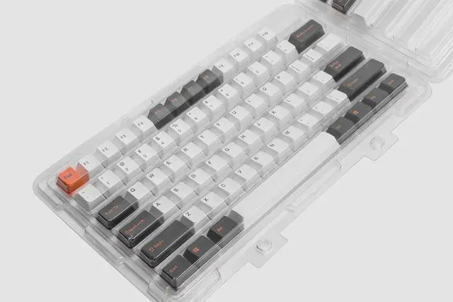 Alt view image 3 of 7 - Mistel Doubleshot PBT Keycaps for Mechanical Keyboard with Cherry MX Switches and Clones, 108 Keys Plus Extra 11 Keys Set, PBT Keycaps with 6.25U Space Bar for PC Gaming Keyboard, Gloaming Color