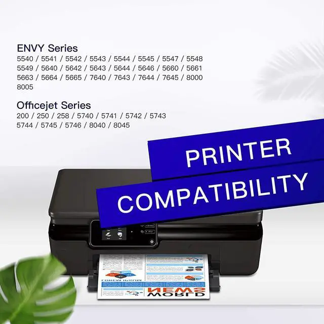 Alt view image 2 of 7 - GPC Image Remanufactured Ink Cartridge Replacement  62XL 62 XL Compatible for Envy 5540 7645 5642 5542 5643 5640 7644 7643 OfficeJet 5740 200 5745 5741 Printer Tray (1 Black 1 Tri-Color)