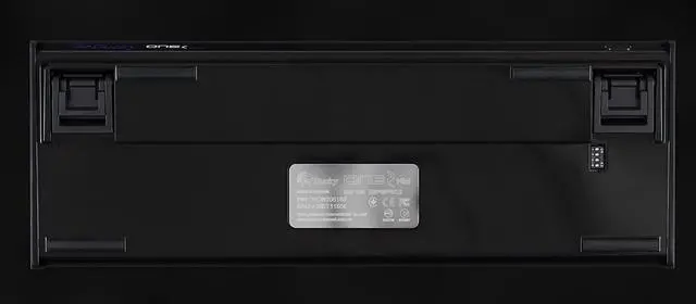 Alt view image 6 of 6 - Ducky x MK Blackout One 2 Mini RGB LED 60% Double Shot PBT Limited Mechanical Keyboard (Gat Red)