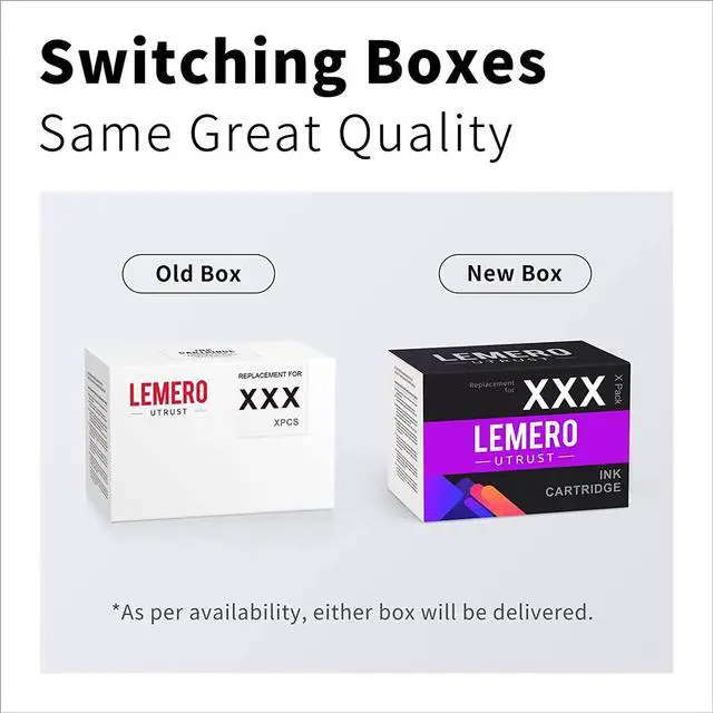 Alt view image 2 of 7 - LEMERO UTRUST Remanufactured Ink Cartridge Replacement for Epson 822XL T822 822 XL T822XL use with Epson Workforce Pro WF-3820 WF-4830 WF-4820 WF-4833 WF-4834 (Black, 2-Pack)