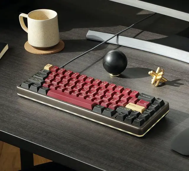 Alt view image 7 of 7 - DROP + Redsuns Gmk Red Samurai Keycap Set for 65% Keyboards - Compatible with Cherry MX Switches and Clones (65% 75-Key Kit)