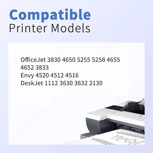 Alt view image 2 of 7 - MYCARTRIDGE SUPRINT 63XL Ink Cartridges Black Color Combo Pack Remanufactured Ink Cartridge Replacement  63XL 63 XL for OfficeJet 5255 4650 3830 5258 4652 Envy 4520 4512 Printer 63 Ink