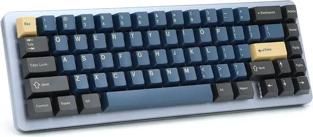 Alt view image 7 of 7 - DROP + GMK Redsuns Blue Samurai Custom Mechanical Keyboard Keycap Set - 153-keys, Doubleshot, Cherry Profile, for 60%, 65%, TKL, Full-Size Layouts, and More (Blue, Base Kit) MDX-35037-1