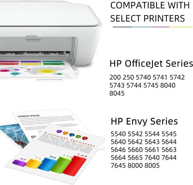 Alt view image 2 of 7 - Ubinki 62XL Black Ink Cartridges Replacement  Ink 62 XL HP62 HP62XL Ink Cartridge for Envy 5540 5640 5660 7640 7644 7645 OfficeJet 200 250 5740 5745 8040 Printer(2-Pack)