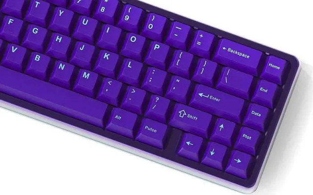 Alt view image 2 of 4 - DROP + MiTo GMK Pulse Custom Mechanical Keyboard Keycap Set - 125-keys, Doubleshot, Cherry Profile, for 40%, 60%, 65%, and TKL Layouts, etc. (Mitolet),Turquoise