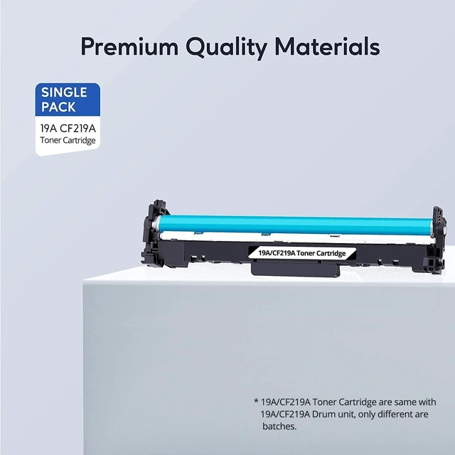 Alt view image 6 of 6 - Black Drum 19A Compatible Drum Unit Replacement for HP 19A CF219A Work with Pro MFP M130fw M130nw M130fn M130a M102w M102a M130 M102 Printer (NO-Toner)