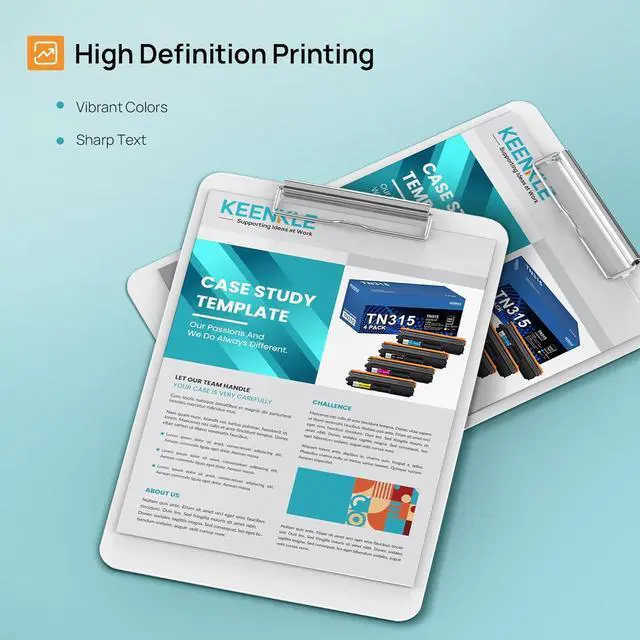 Alt view image 5 of 7 - KEENKLE Compatible Toner Cartridge Replacement for Brother TN315 TN310 TN-315 use for Brother HL-4140CW HL-4570CDW HL-4570CDWT MFC-9560CDW MFC-9970CDW Printer Tray (Black Cyan Yellow Magenta, 4 Pack)