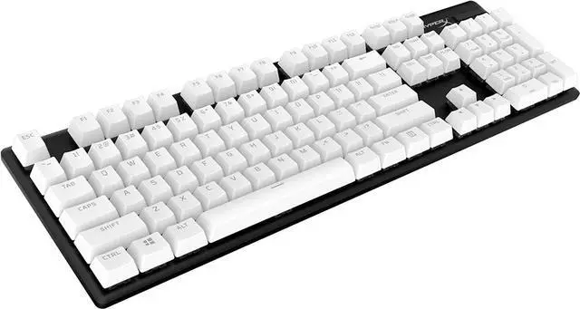 Alt view image 5 of 5 - HyperX PBT Keycaps Full Key Set, Double Shot PBT 104 Keys White - 519T5AA