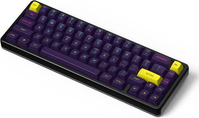 Alt view image 2 of 7 - DROP + MiTo MT3 Cyber Custom Keycap Set, ABS Hi-Profile Keycaps, Doubleshot Legends, MX Style Covers HHKB, 60%, 65%, and TKL Keyboards (Base Kit)