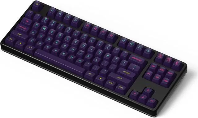 Alt view image 3 of 7 - DROP + MiTo MT3 Cyber Custom Keycap Set, ABS Hi-Profile Keycaps, Doubleshot Legends, MX Style Covers HHKB, 60%, 65%, and TKL Keyboards (Base Kit)