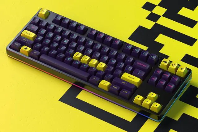 Alt view image 3 of 5 - DROP + MiTo MT3 Cyber Custom Keycap Set, ABS Hi-Profile Keycaps, Doubleshot Legends, Cherry MX Compatible Extras for Mechanical Keyboards (Novelty)