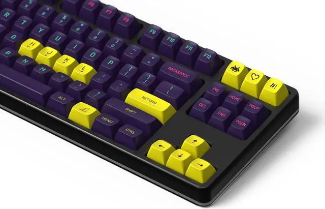 Alt view image 5 of 5 - DROP + MiTo MT3 Cyber Custom Keycap Set, ABS Hi-Profile Keycaps, Doubleshot Legends, Cherry MX Compatible Extras for Mechanical Keyboards (Novelty)