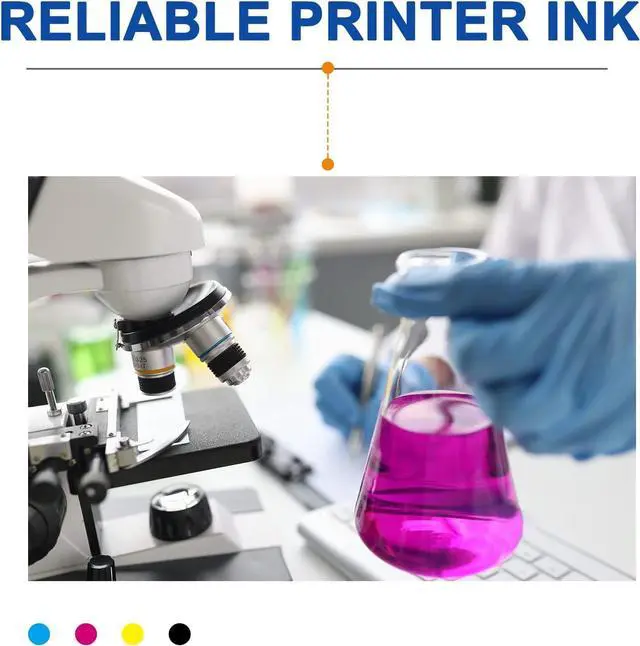 Alt view image 4 of 7 - 212XL Ink Cartridges Remanufactured Replacement for Epson 212 Ink Cartridges for Epson Expression Home XP-4100 XP-4105 Workforce WF-2830 WF-2850 Printer (Black, Cyan, Magenta, Yellow, 212 Ink 4-Pack)