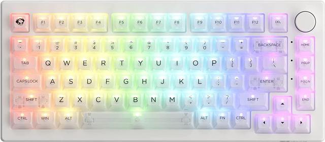 EPOMAKER AKKO 155 Keys Clear Keycaps Polycabonate ASA Profile