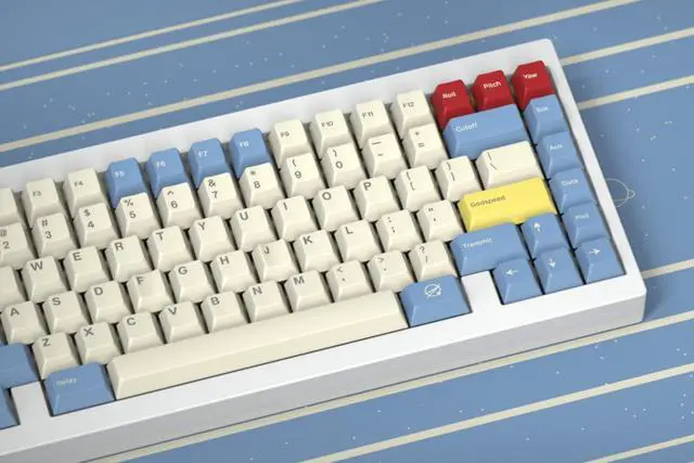 Alt view image 6 of 6 - DROP + MiTo GMK Godspeed Custom Keycap Set - Doubleshot Cherry Profile - Compatible with Cherry-MX Style Stems & Layouts: 60%, 65%, 75%, TKL, 100% Mechanical Keyboards (Armstrong Kit)
