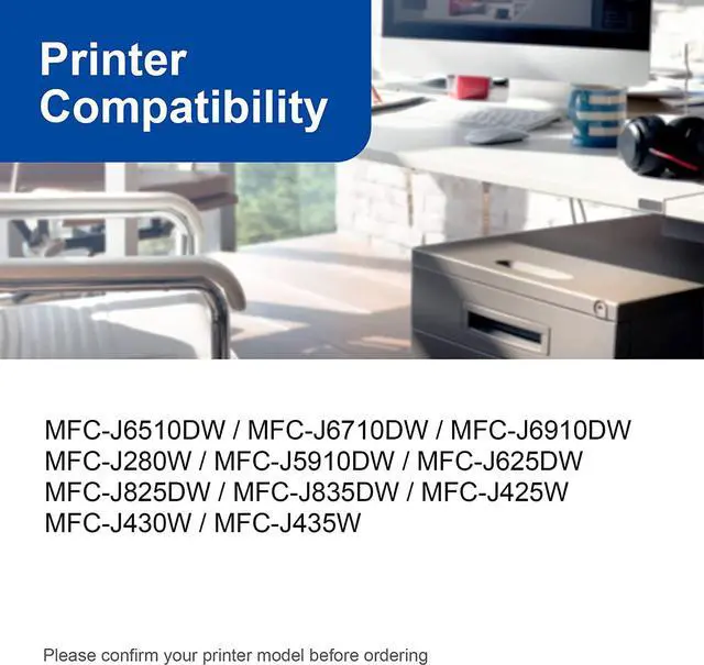 Alt view image 2 of 4 - LC75XL High Yield Compatible Ink Cartridge Replacement  LC75 LC71 LC79 XL Ink cartridges to Use with MFC-J6510DW MFC-J6710DW MFC J6910DW J280W (1 Black, 1 Cyan, 1 Magenta, 1 Yellow) 4 Pack