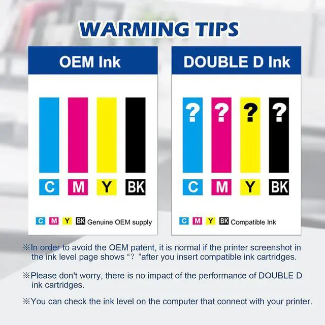 Alt view image 7 of 7 - DOUBLE D Upgraded LC20E Compatible Replacement  LC20E LC-20E XXL Ink Cartridges  MFC-J985DW J775DW J5920DW J985DWXL Printer (4BK+2C+2M+2Y) 10 Pack-Updated Version