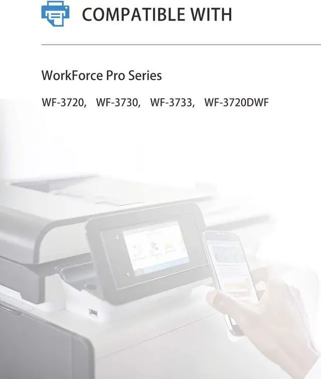 Alt view image 2 of 6 - TEINO Remanufactured Ink Cartridge Replacement  702XL 702 T702 T702XL use with Epson Workforce Pro WF-3720 WF-3733 WF-3730 (Black, Cyan, Magenta, Yellow, 4-Pack)