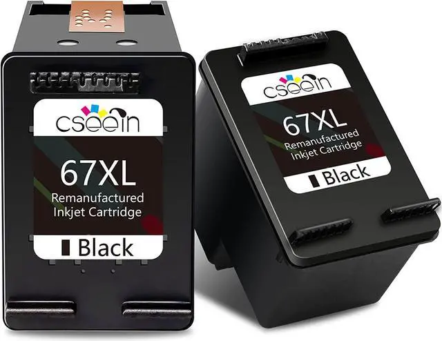 Main image of Remanufactured Ink Cartridges Ink 67 67XL,Black Printer Ink Replacement Combo Pack Envy 6055 6052 6075 Envy Pro 6452 6455 6458 Deskjet 2732 2752 2755 Deskjet Plus 4155 4152 4140