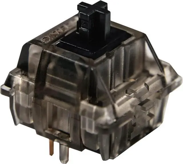 Main image of Custom Switch Gateron Ink 5 pin V2 Switches Transparent Smokey Housing Black Red Blue Silent Black Yellow for Mechanical Keyboard (70 PCS, Black Ink)