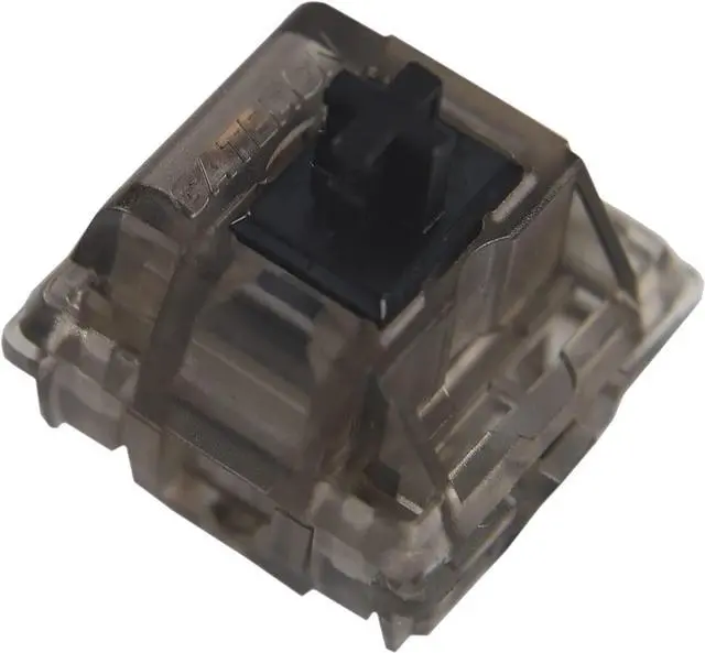 Alt view image 2 of 7 - Custom Switch Gateron Ink 5 pin V2 Switches Transparent Smokey Housing Black Red Blue Silent Black Yellow for Mechanical Keyboard (70 PCS, Black Ink)