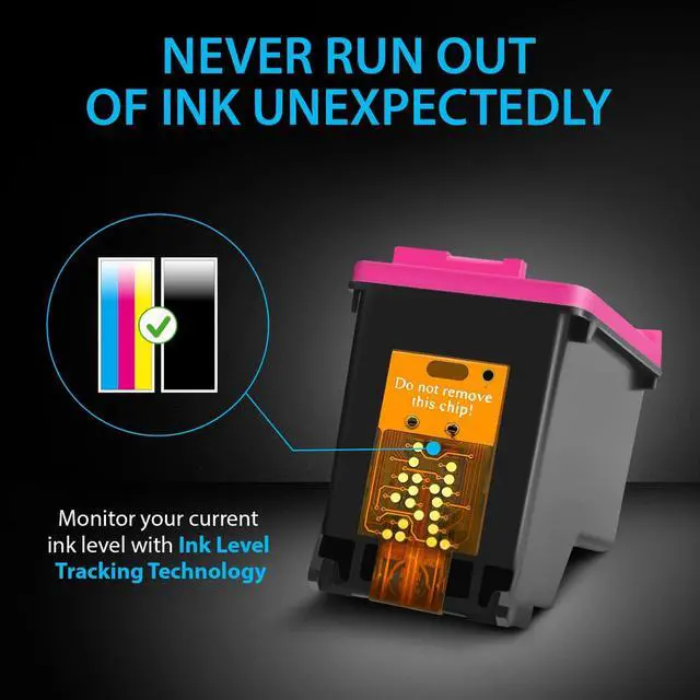 Alt view image 4 of 7 - Smart Ink Remanufactured Ink Cartridge Replacement  62XL 62 XL (Black & Tricolor 2 Combo Pack) to use with Envy 7640 5660 7645 5540 5643 5661 5664 5663 5640 5642 OfficeJet 5740 5746 5745 8040