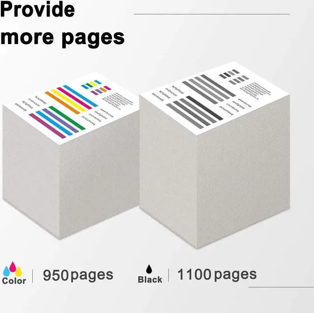 Alt view image 3 of 6 - TEINO Remanufactured Ink Cartridge Replacement  702XL 702 T702 T702XL use with Epson Workforce Pro WF-3720 WF-3733 WF-3730 (Black, Cyan, Magenta, Yellow, 4-Pack)