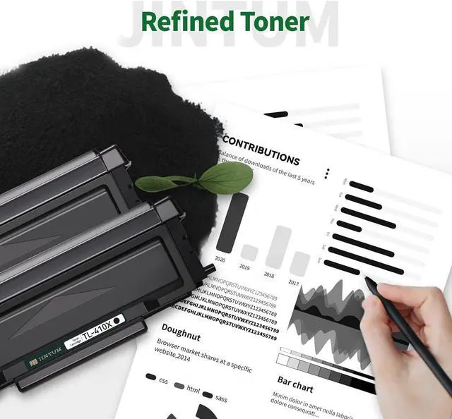 Alt view image 4 of 5 - Ennovor JINTUM TL-410X Toner Cartridge Compatible with Pantum TL-410X TL-410H TL-410 for M7102DW P3012DW M6800FDW M7100DW M7200FDW M6802FDW M7102DN M7202FDW (2 Pack)