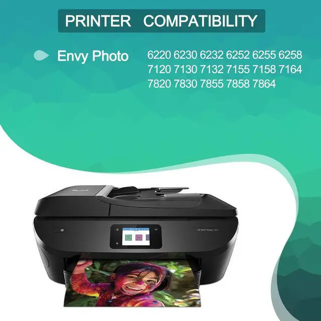 Alt view image 2 of 7 - GREENBOX Remanufactured Ink Cartridge Replacement  64 XL 64XL High-Yield  Envy Photo 7855 7155 6255 6230 6252 6258 7120 6220 7130 7132 7158 7164 7820 7830 7858 7864 7800 Printer (2 Black)